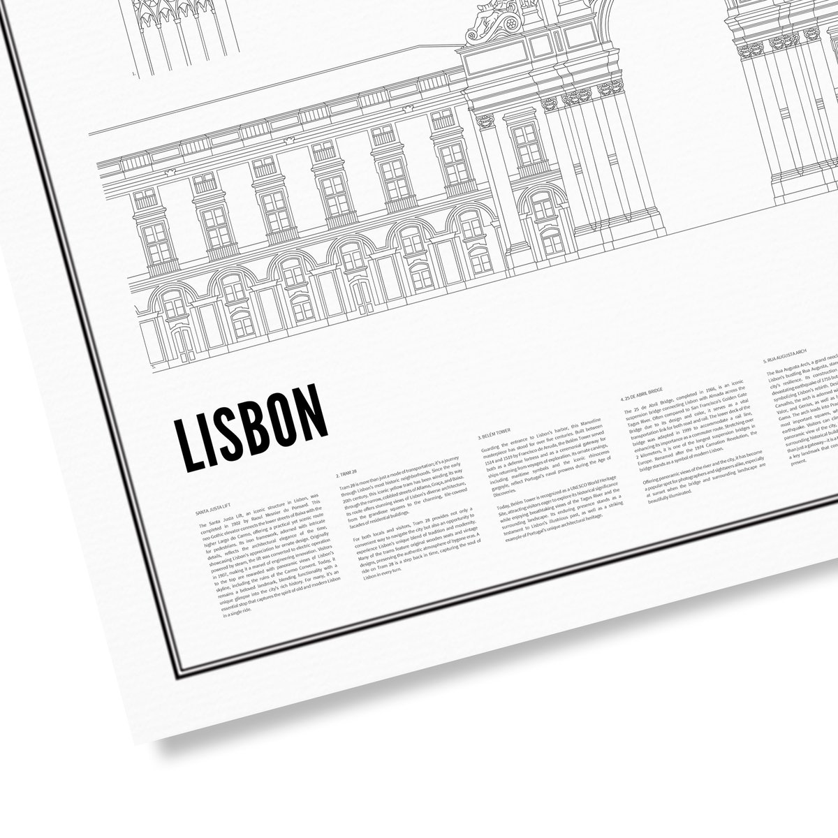 Poster van Iconics of Lisbon | WIJCK. 